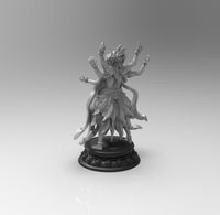 E050 - God Character design statue, The Azura Statue, STL 3D model design print download files