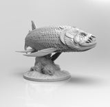 E044 - Legendary creature, The deepsea fish, STL 3D model design print download files