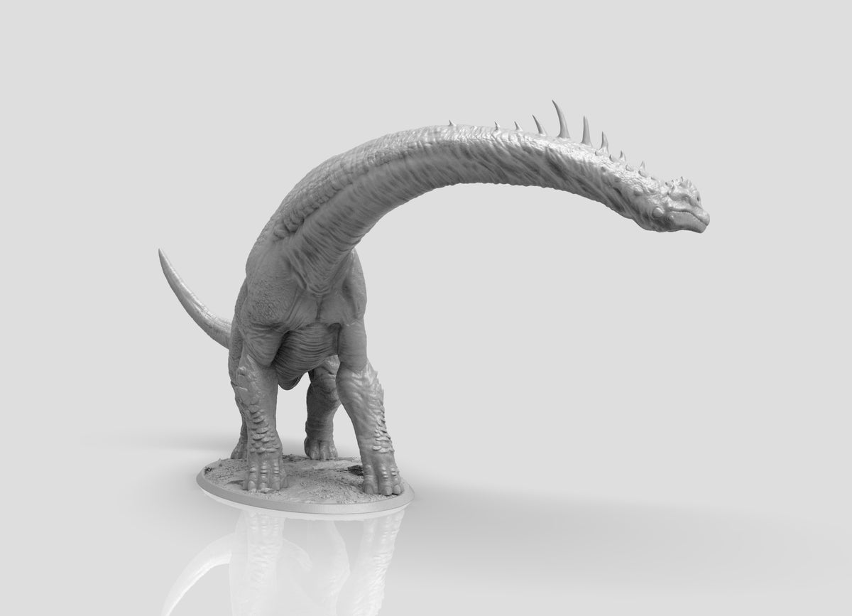 A254 - Legendary creature design, The herbivore long neck dinosaur, ST ...