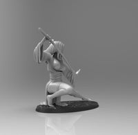 E042 - NFSW Character design, THe Asian Princess Mulan, STL 3D model design print download files