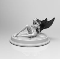 E080 - NSFW female character statue, hot and sexy female anime character design, STL 3D model design print download file