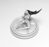 E080 - NSFW female character statue, hot and sexy female anime character design, STL 3D model design print download file