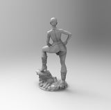 A326 - Comic Character design, Neebulo statue, STL 3D model design print download file