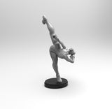 E004 - Games Character design, SF design statue, Chun Lie, STL 3D model design print download files