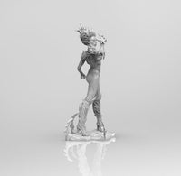 E008 - Demon Character design, Demon Blade female character statue, STL 3D model design print download files