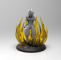 A659 - Anime character design, The wukong 4th generation, STL 3D model design print download files