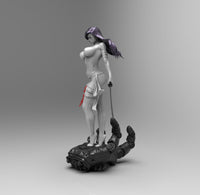 E088 - Comic character design, The hot and sexy Magix Psy with katana statue, STL 3D model design print download files