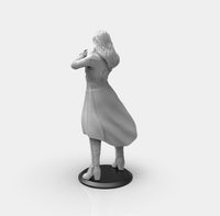 E276 - Comic character design, SW female character design statue, STL 3D model design print download files