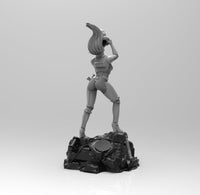 E095 - Movie character design , The storm troops lady with 4 helmet design, STL 3D model design print download files