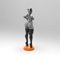 E091 - Games character design, Hot and sexy Chun lie statue, STL 3D model design print download files