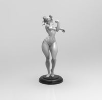 E092 - Games character design, Hot Chun lee with strong legs figure, STL 3D model design print download files