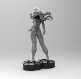 E102 - Comic character design, Hot figure green girl, STL 3D model design print download files