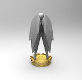 E138 - Comic character design, The WW Golden armor with wings, STL 3D model design print download files