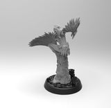 E152 - Legendary creature design, The Harpy creature design, STL 3D model design print download files