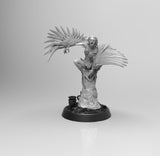 E152 - Legendary creature design, The Harpy creature design, STL 3D model design print download files