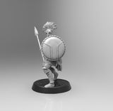 E149 - Legendary character design, The Spartan Warrior, STL 3D model design print download files