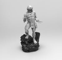 E135 - Comic character design, The Wolv X soldier, STL 3D model design print download files