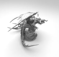 E165 - Legendary dragon design, The Blackie Drag statue design, STL 3D model design print download files