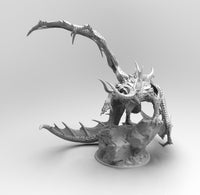 E165 - Legendary dragon design, The Blackie Drag statue design, STL 3D model design print download files