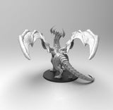 E170 - Legendary dragon design, The Green Dragon with standing pose, STL 3D model design print download files