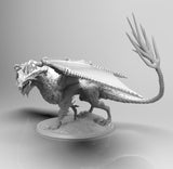 E176 - Legendary dragon design, The Blackie Dragon statue, STL 3D model design print download files