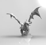 E180 - Legendary dragon statue, The Cloud Dragon design, STL 3D model design print download files