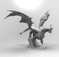 E180 - Legendary dragon statue, The Cloud Dragon design, STL 3D model design print download files