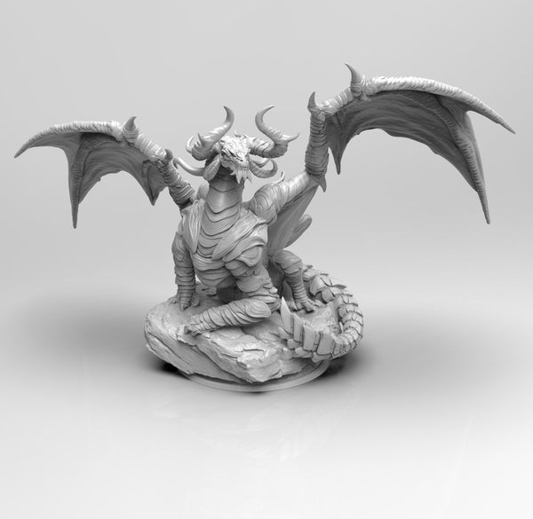 E182 - Legendary dragon design, The Cloud Elder dragon, STl 3D model design print download files