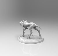 E210 - Legendary creature design, The tindalos flower dog, STL 3D model design print download files