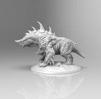 E207 - Legendary monster design statue, The guardian dog design, STl 3D model design print download files