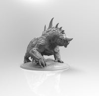 E207 - Legendary monster design statue, The guardian dog design, STl 3D model design print download files