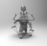 E203 - Legendary creature design, THe seige bag ogre , STL 3D model design print download files