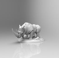E195 - Legendary creature design, The Rhino monster design, STl 3D model design print download files