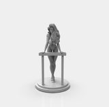 E287 - NSFW Comic character design, The MJ WIth Hot body figure statue, STL 3D model design print download file