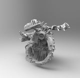 E215 - Legendary dragon design, The Zombie dragon statue, STL 3D model design print download files