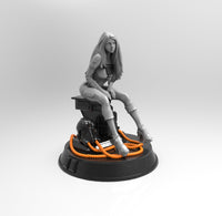 E128 - Movie Waifu character design, The Hot sexy waifu statue, STL 3D model design print download files