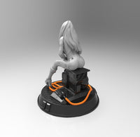 E128 - Movie Waifu character design, The Hot sexy waifu statue, STL 3D model design print download files