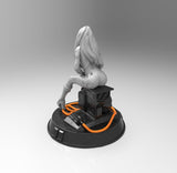 E128 - Movie Waifu character design, The Hot sexy waifu statue, STL 3D model design print download files