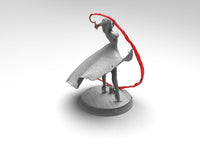 C293 - Games character design, Revillage enemy statue, STL 3D model design print download file