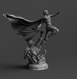 DL003 - Comic character design statue, Vision statue art, STL 3D model design print download files