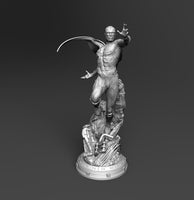 DL003 - Comic character design statue, Vision statue art, STL 3D model design print download files