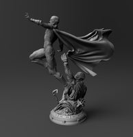 DL003 - Comic character design statue, Vision statue art, STL 3D model design print download files