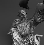 DL003 - Comic character design statue, Vision statue art, STL 3D model design print download files