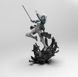 E314 - Anime character design, The Mikasa Titan fighter statue, STL 3D model design print download files