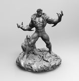 A004 - Comic character design statue, The Marvel Heroes - Sabertooth statue, 3D Model Design Print
