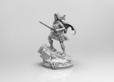 B456 - Comic fans character design, Viking version the wonder girl, STL 3D model design print download file