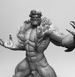 A004 - Comic character design statue, The Marvel Heroes - Sabertooth statue, 3D Model Design Print