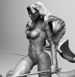 DL006 - Comic character design, Psylocke Marvel superheroes, STL 3D Model Design Print download files