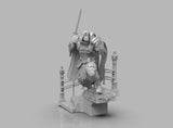 A368 - Comic character design, The Azreal with hoodie statue, STL 3D model design print download files