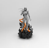 E306 - Female character design, The Witch blade demon, STL 3D model design print download files